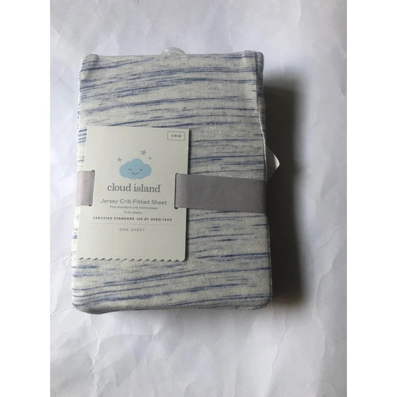 Jersey crib fitted sheet - Picture 1 of 2